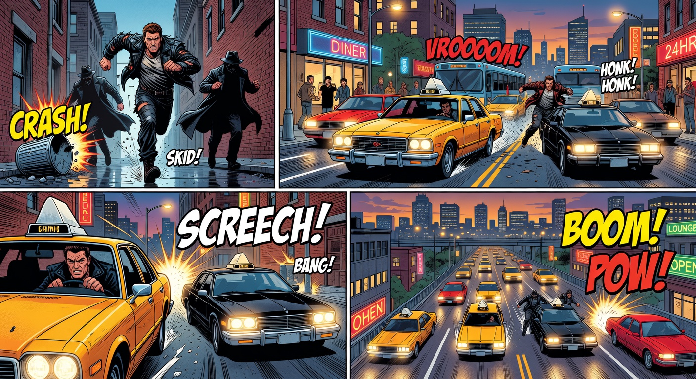 チェイスシーン